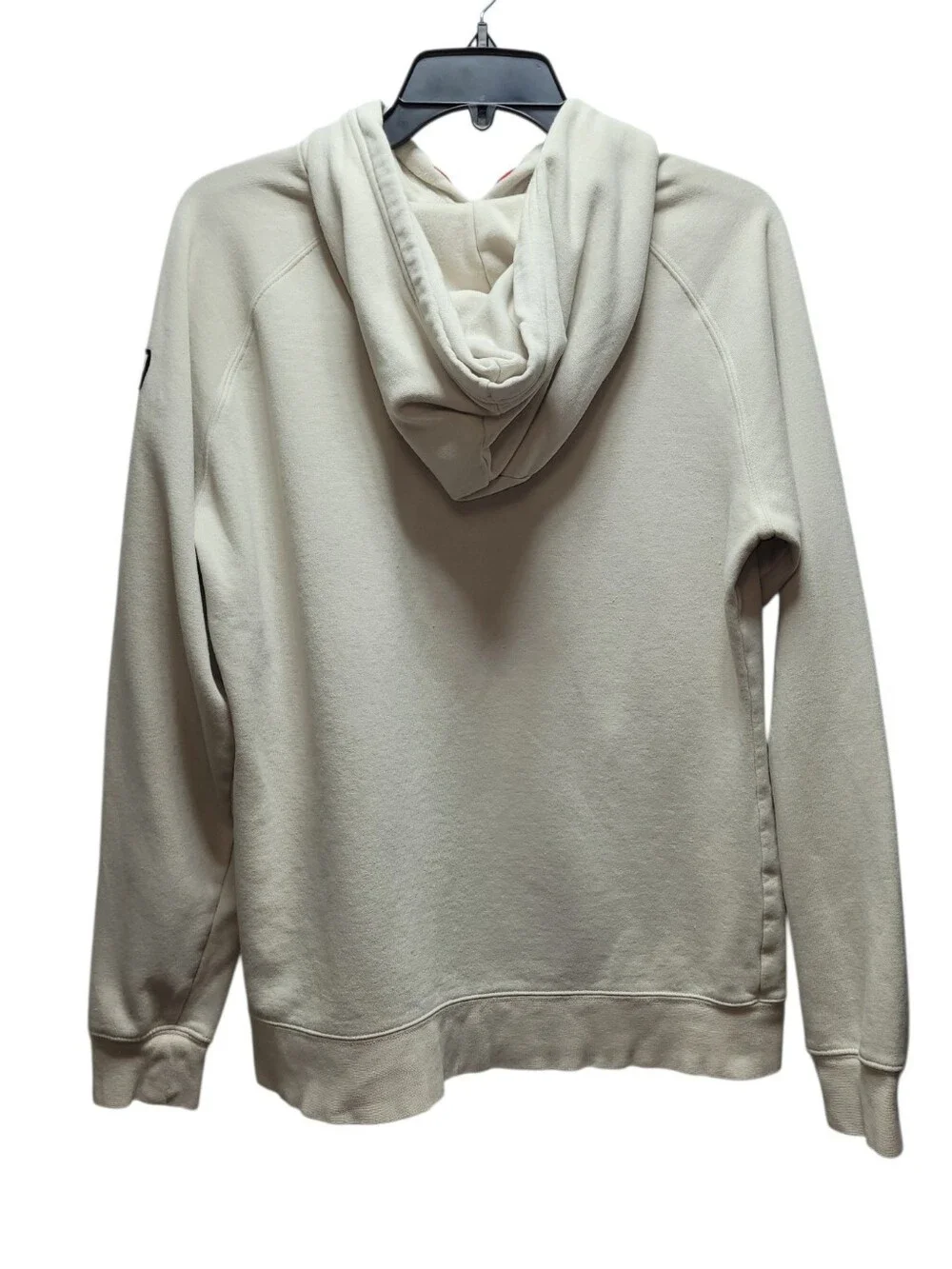 The North Face Korea Flag Logo Hoodie Sweatshirt In Cream